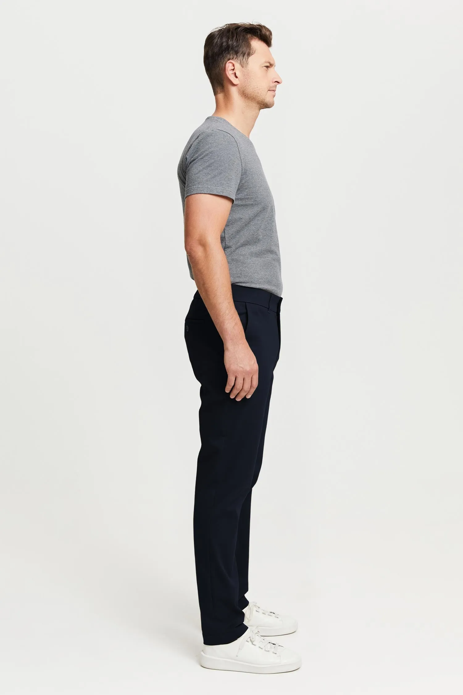 Seppo Organic Cotton Chinos Trousers Blue