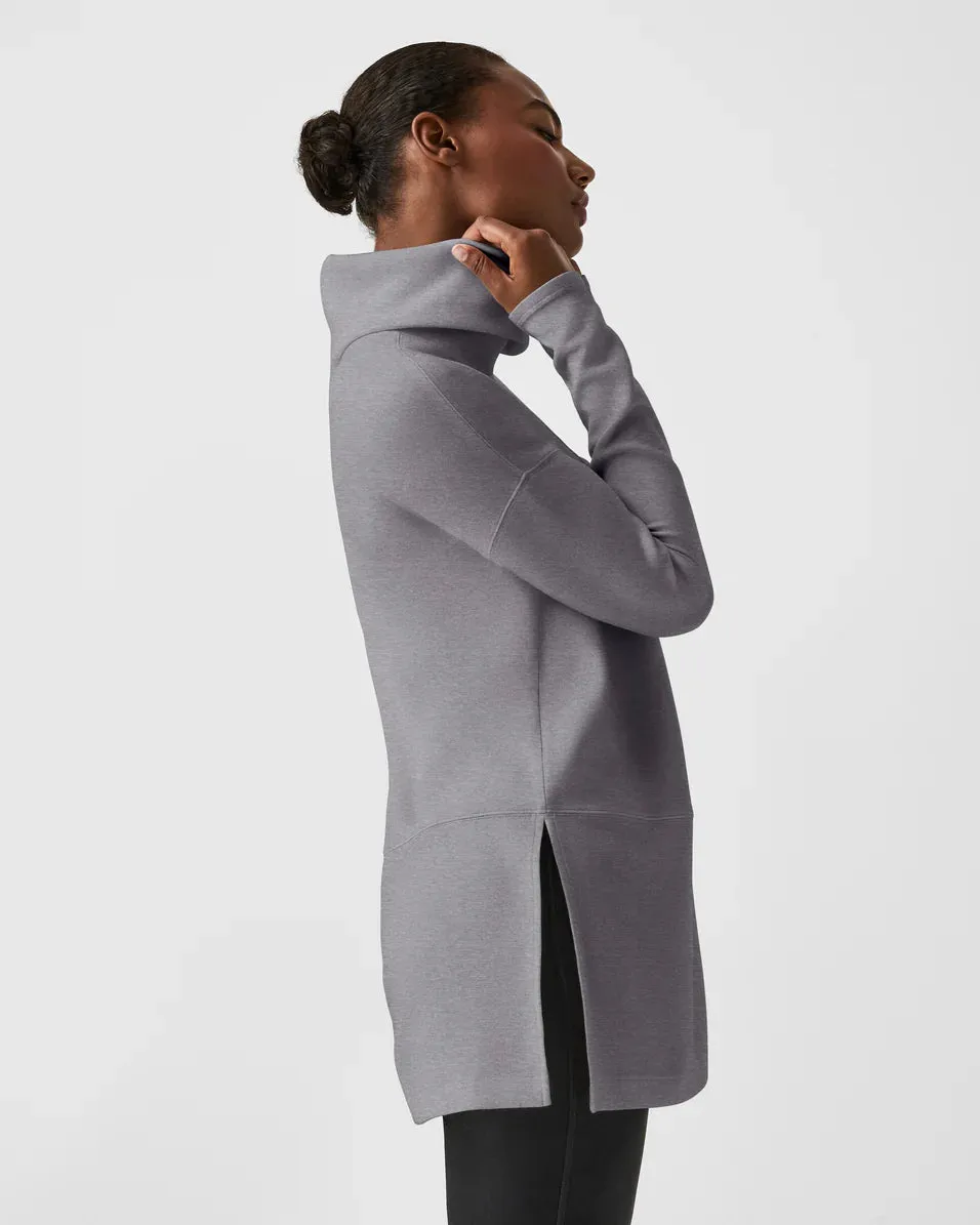 Spanx AirEssentials Heather Grey Turtleneck Tunic
