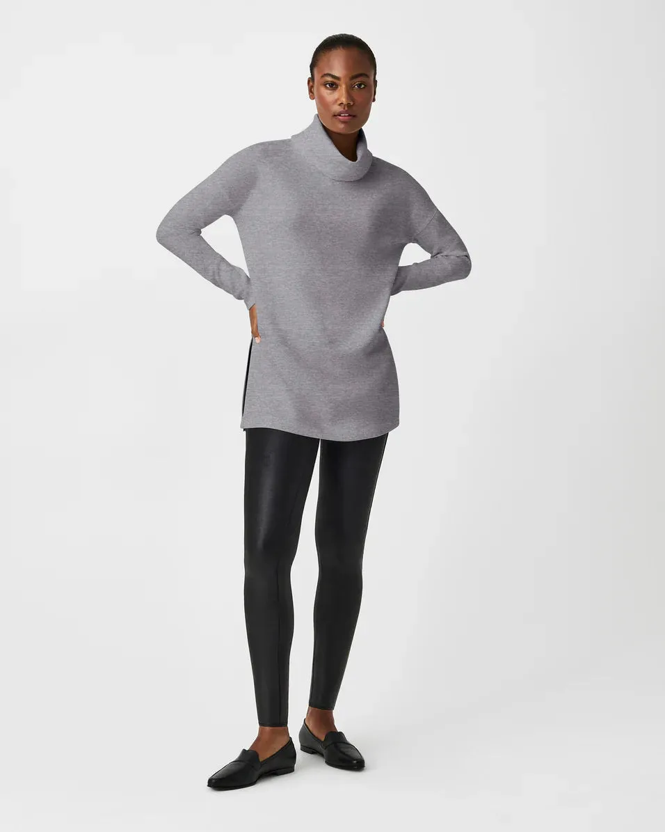 Spanx AirEssentials Heather Grey Turtleneck Tunic
