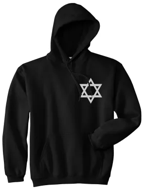 Star Of David Chest Mens Pullover Hoodie