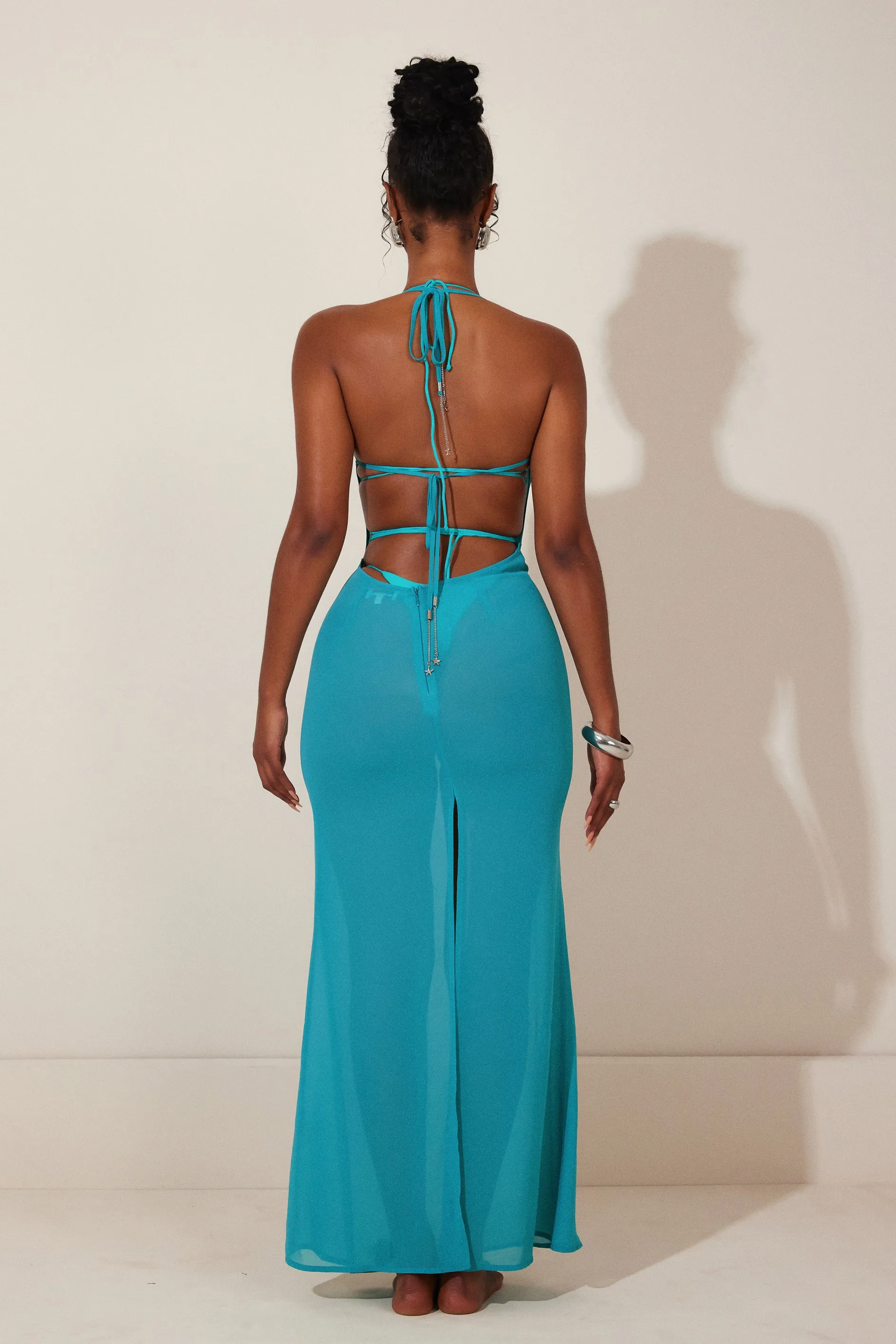The Aayla Maxi in Teal