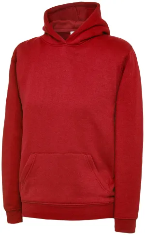 The UX Childrens Hooded Sweatshirt | Red