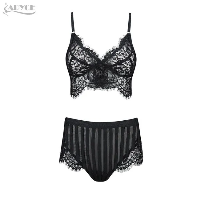 Tops&Bodysuit Sexy Lace Dress Set