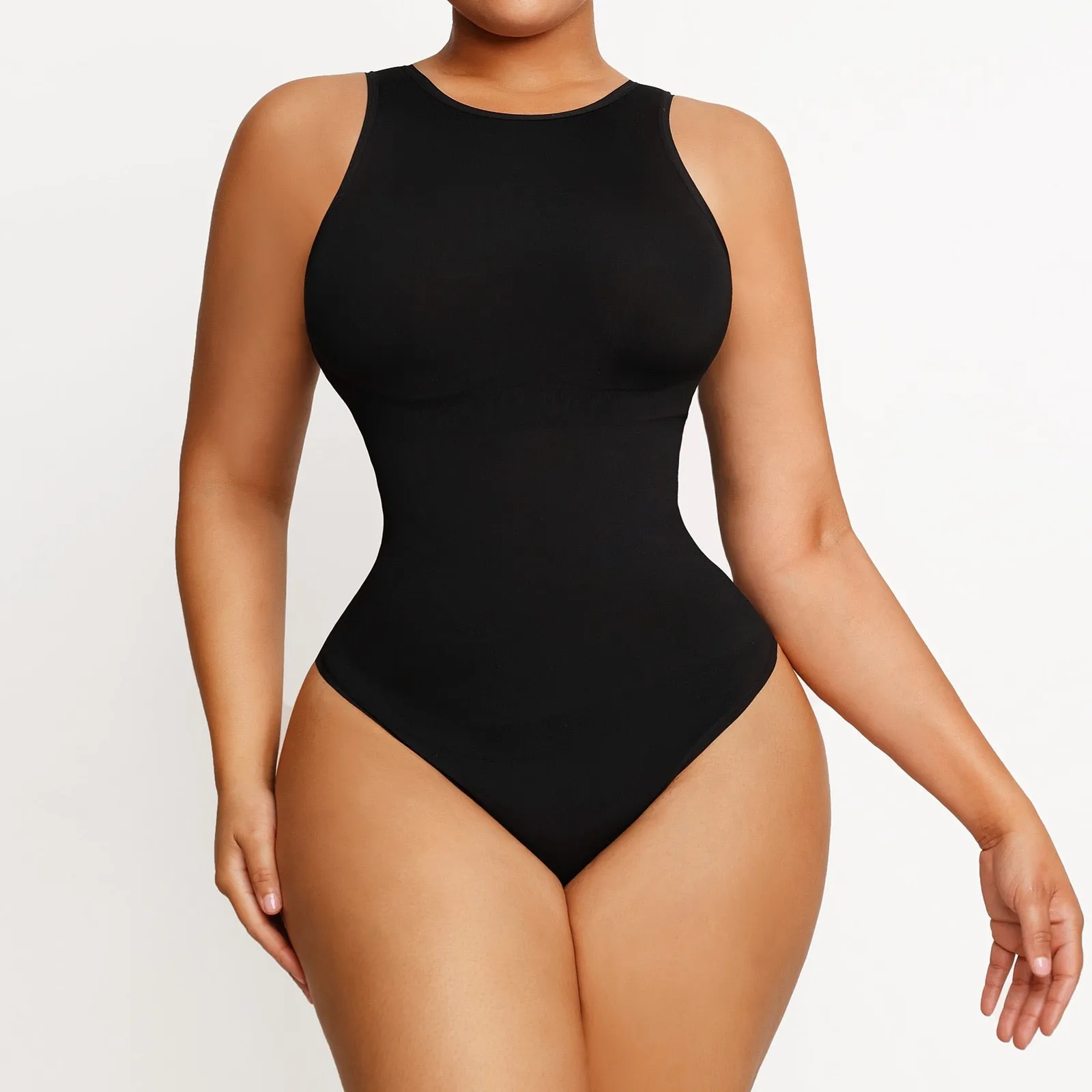 Tummy Control Slimming Thong Bodysuit