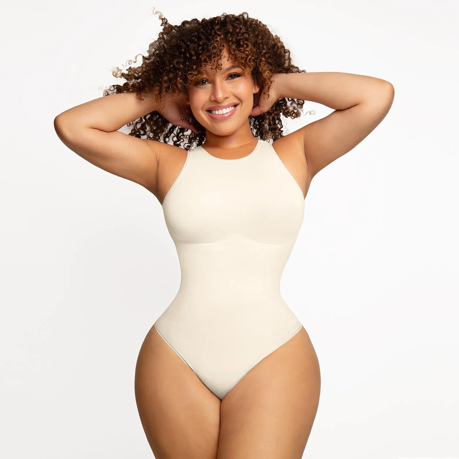 Tummy Control Slimming Thong Bodysuit