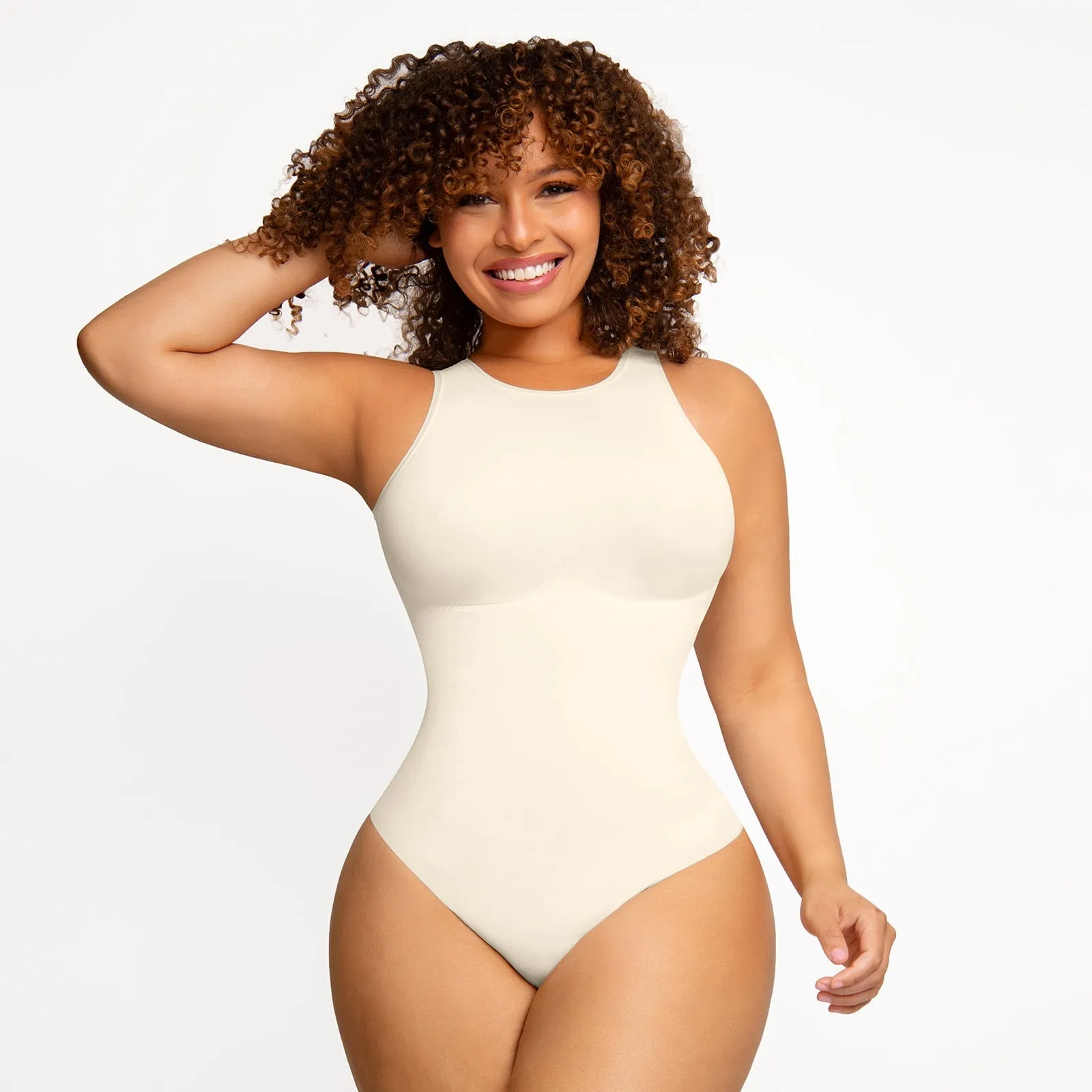 Tummy Control Slimming Thong Bodysuit