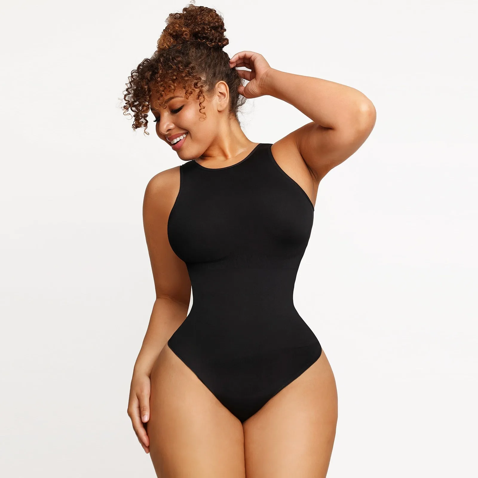 Tummy Control Slimming Thong Bodysuit