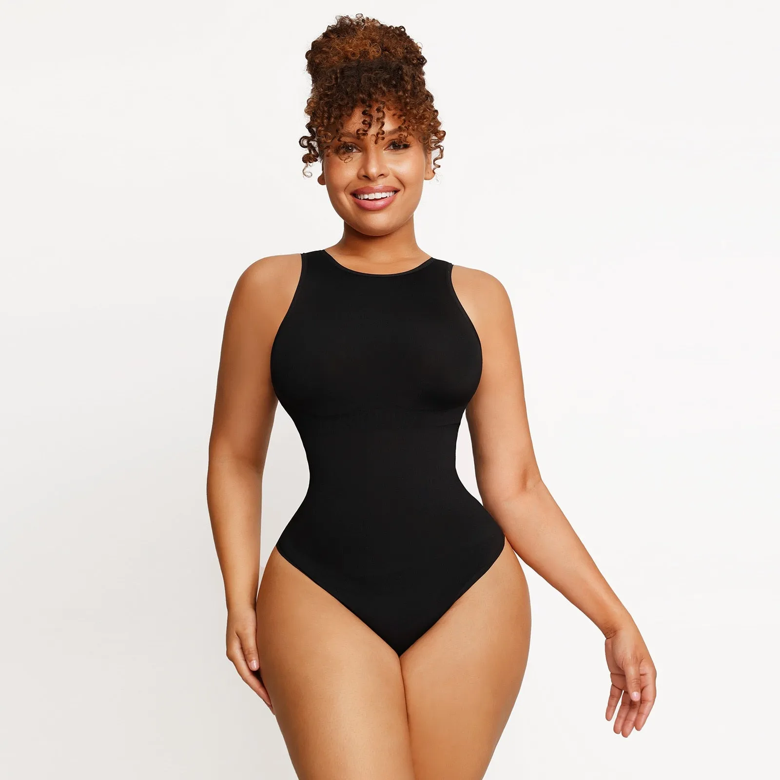 Tummy Control Slimming Thong Bodysuit