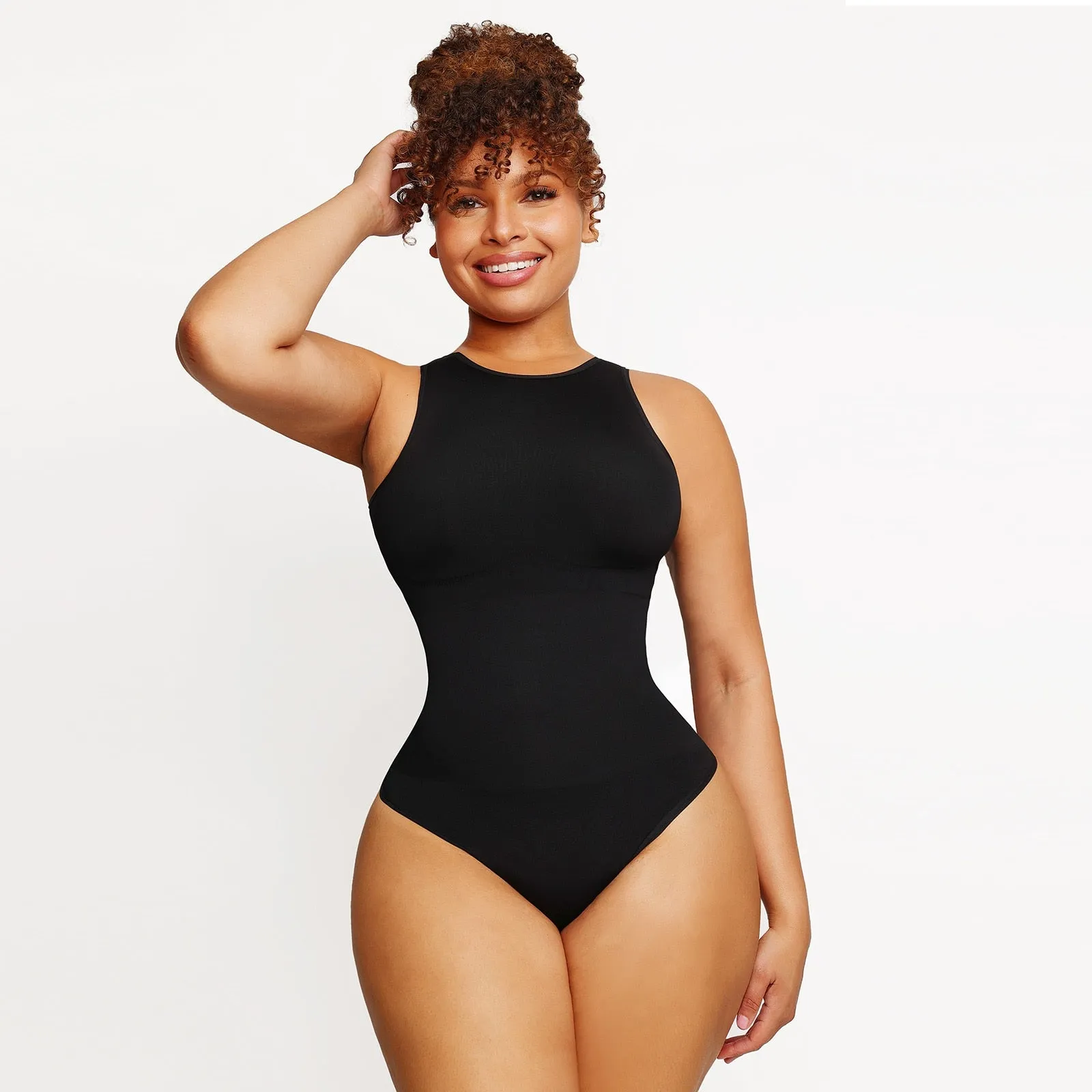 Tummy Control Slimming Thong Bodysuit