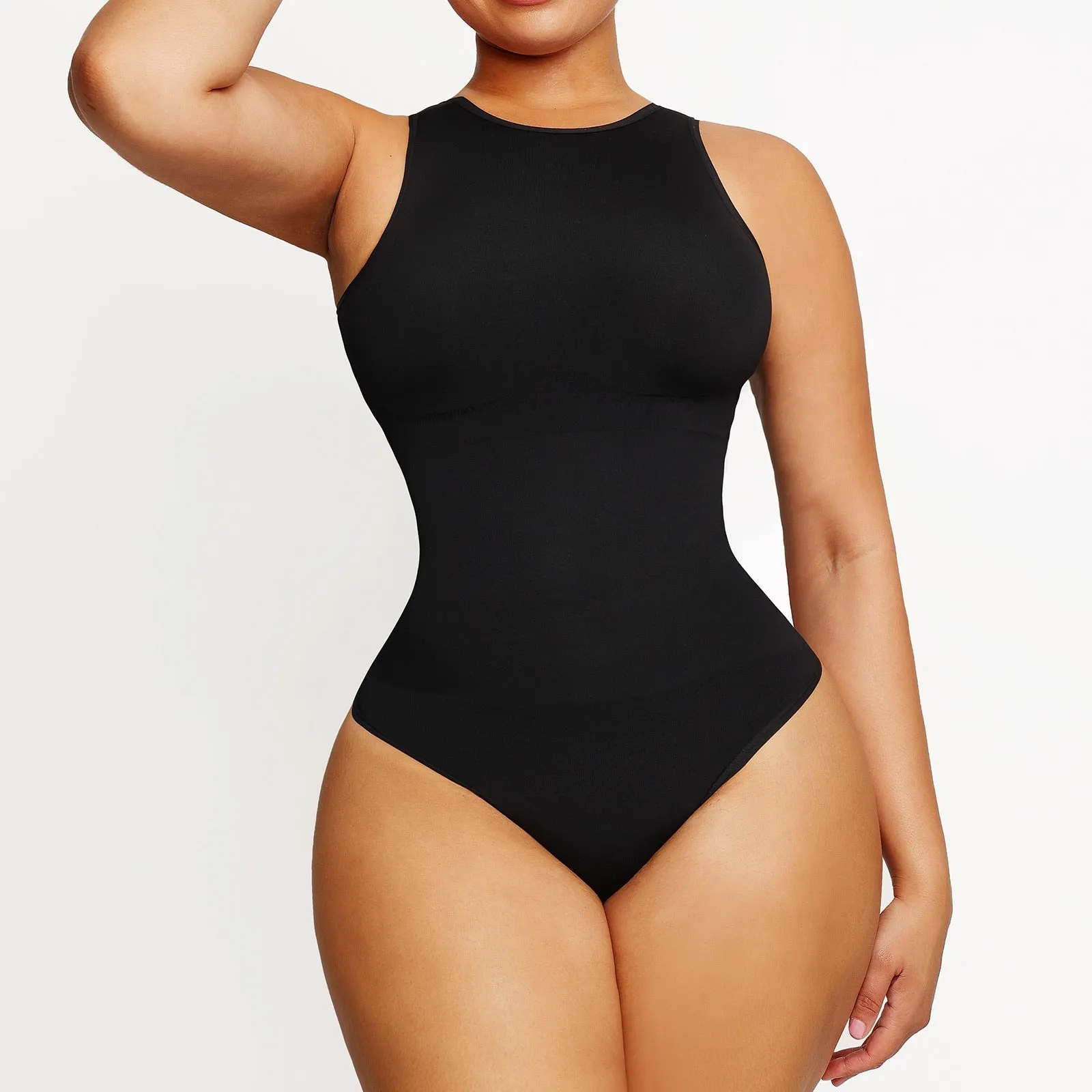 Tummy Control Slimming Thong Bodysuit