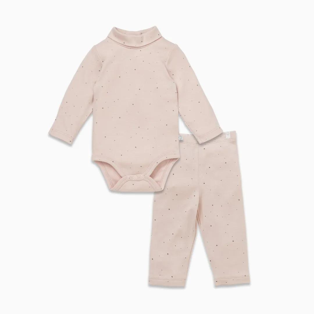 Turtleneck Bodysuit & Leggings Set