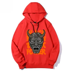 Uji Hannya Mask Pullover Hoodie