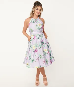 Unique Vintage Floral Lombard Dress