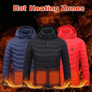 USB Heated Jacket for Men - Winter Fashion