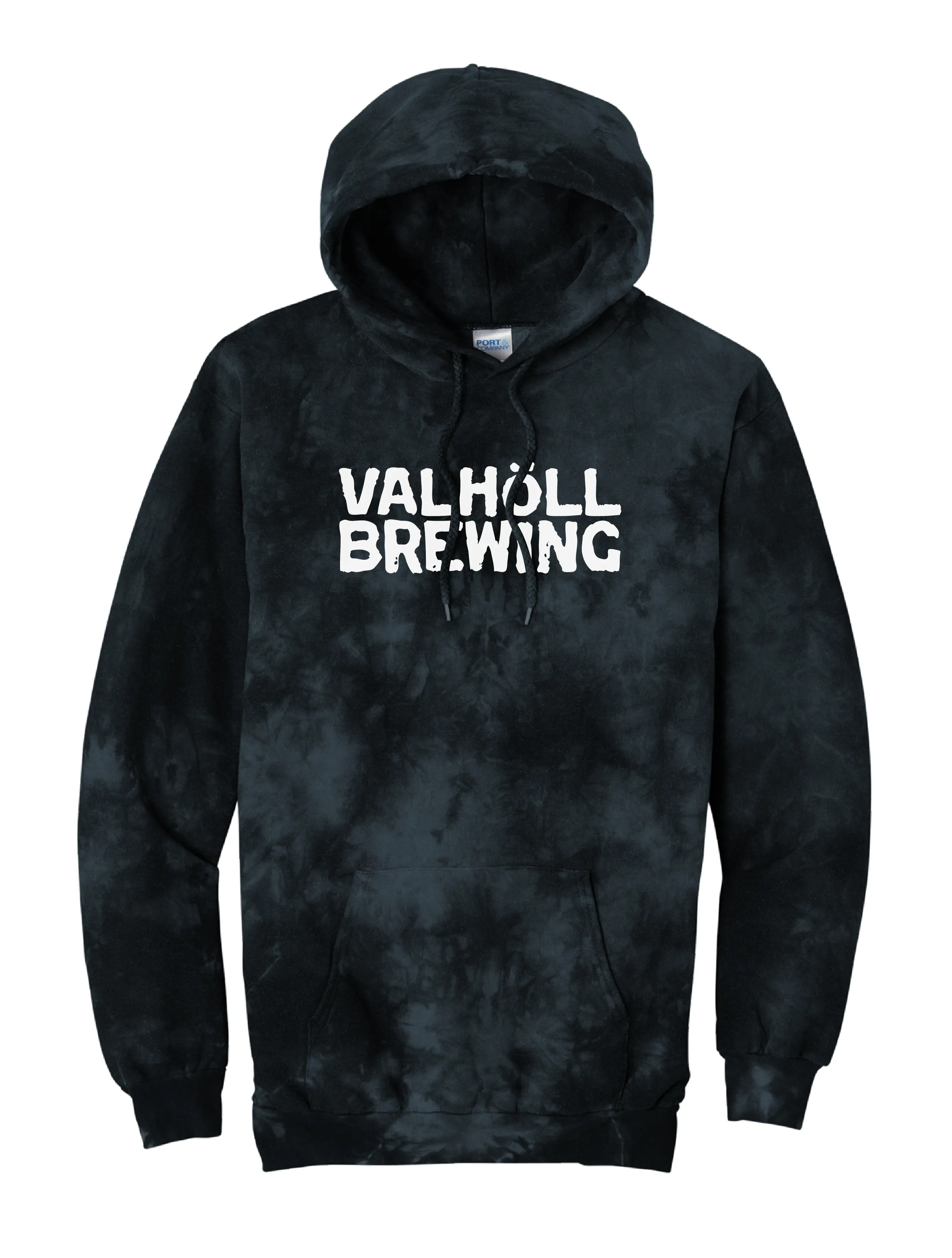 Valhöll Brewing Skullface · Tie-Dye Pullover Hoodie