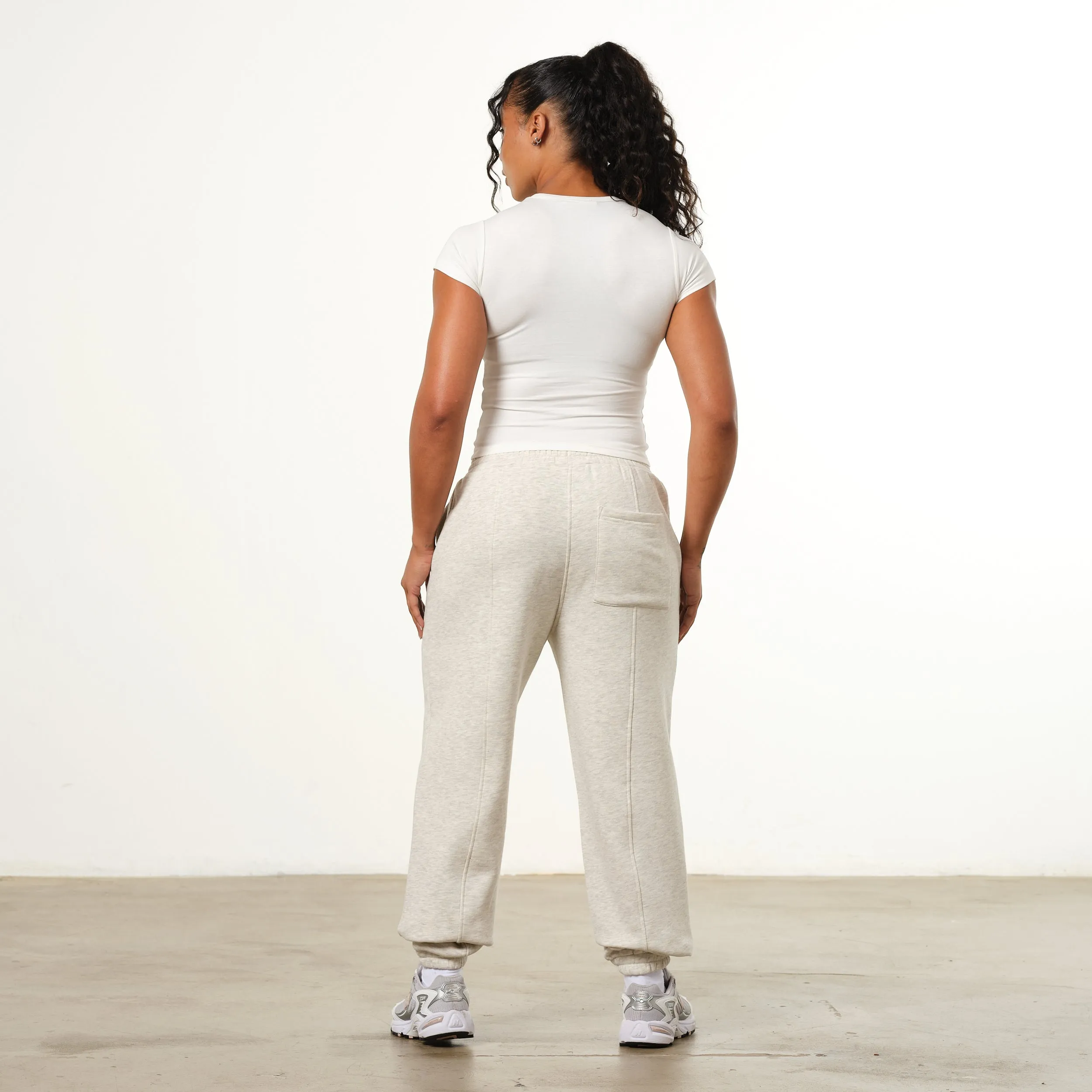 Vanquish Oat Marl VQFIT Oversized Sweatpants