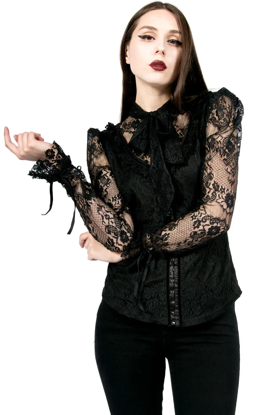 Vintage Blacklist Lace Blouse