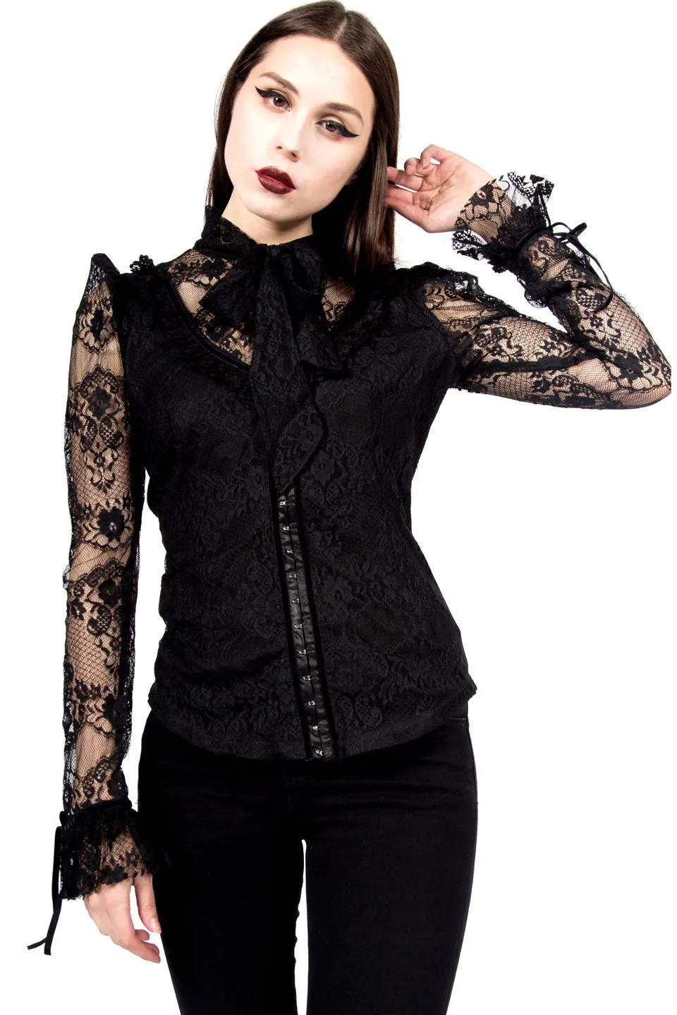 Vintage Blacklist Lace Blouse