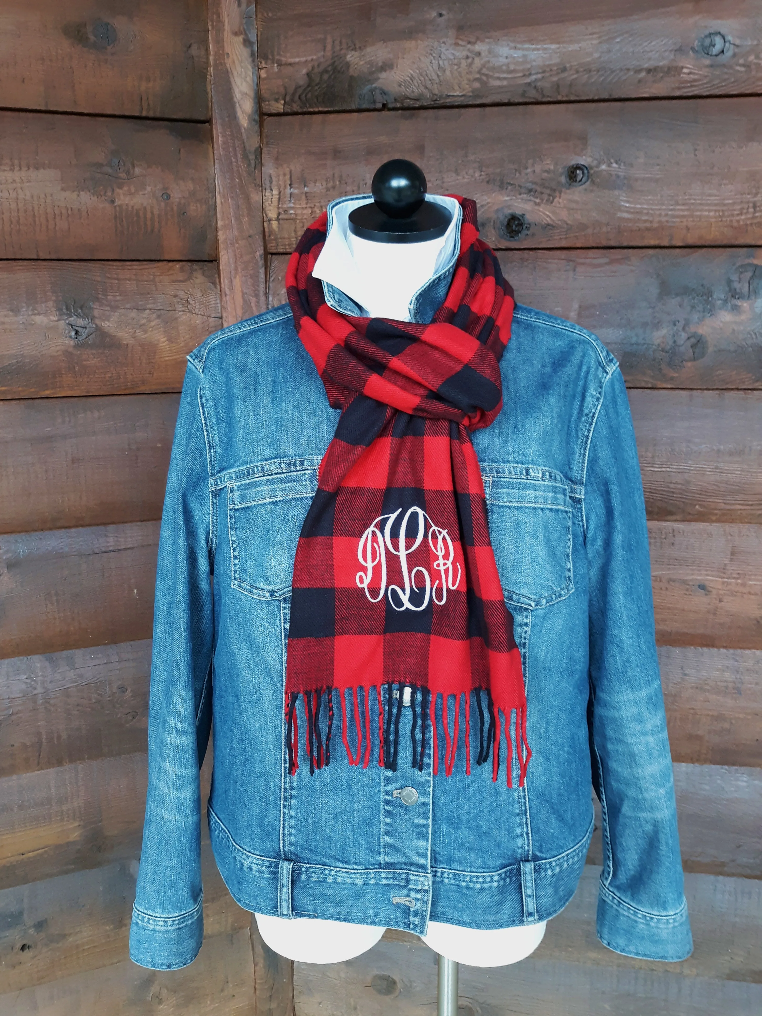 Winter Scarves Monogrammed
