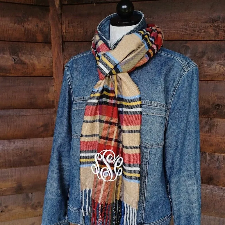 Winter Scarves Monogrammed