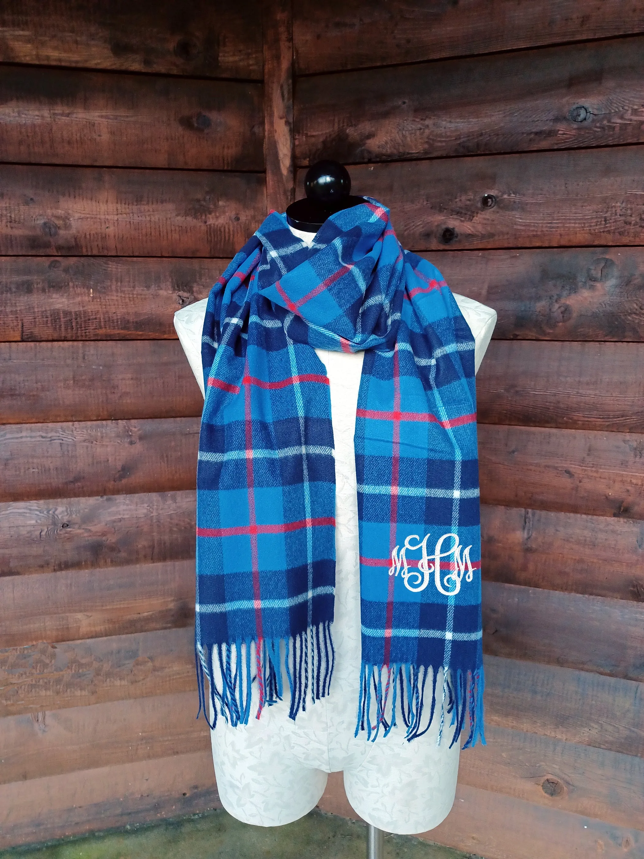 Winter Scarves Monogrammed