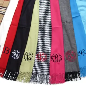 Winter Scarves Monogrammed