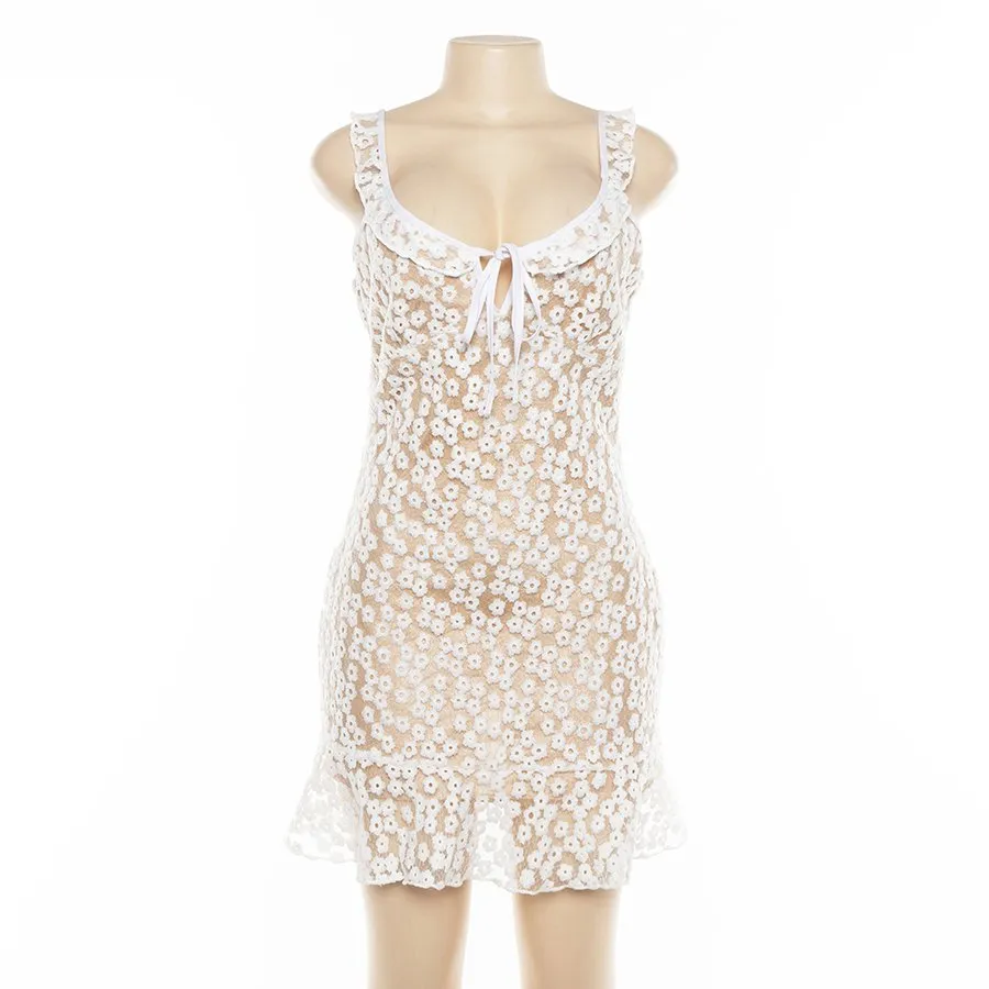 Women's Summer Casual Mesh Mini Dress