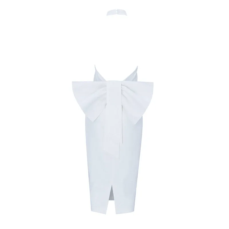 Women's Summer Sheath Backless Sleeveless Dress With Ruffles