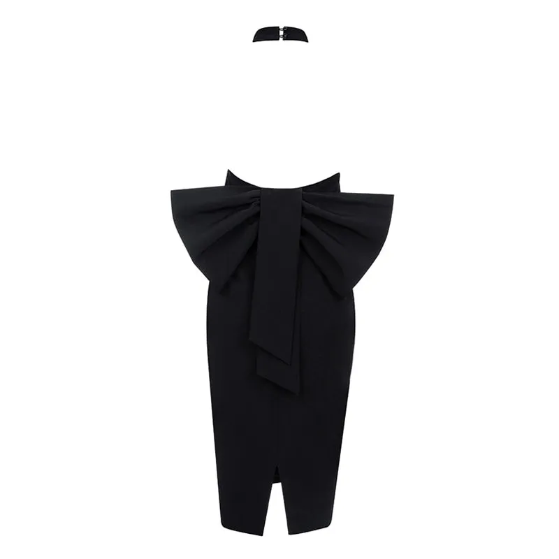 Women's Summer Sheath Backless Sleeveless Dress With Ruffles